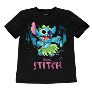 Playera Máscara De Látex Hawaii Stitch Mujer