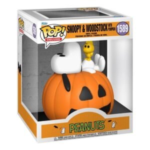 Funko Pop Deluxe - Peanuts - Snoopy Y Woodstock Con Calabaza