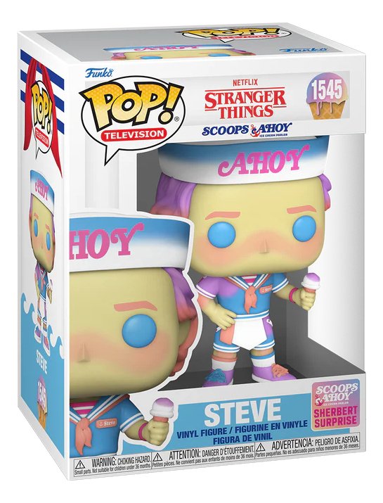 Funko Pop Tv: Stranger Things – Steve Scoops Ahoy Sherbert S