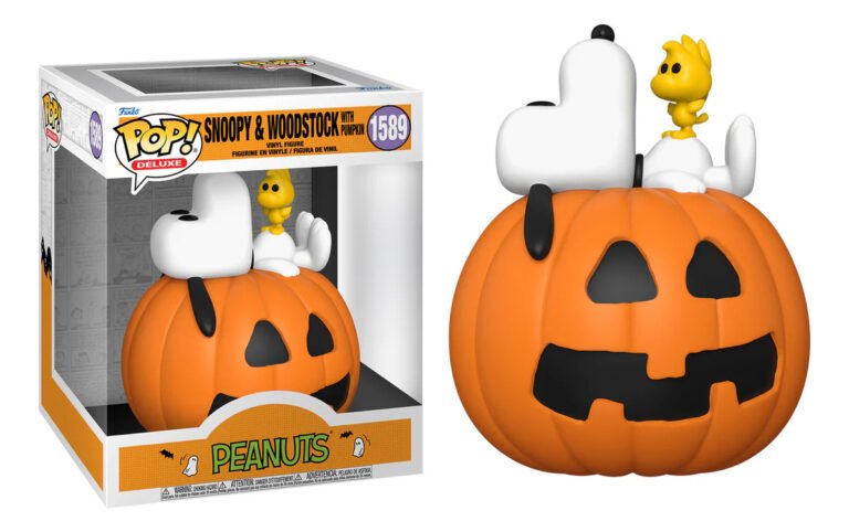 Funko Pop Deluxe – Peanuts -snoopy Y Woodstock Con Calabaza