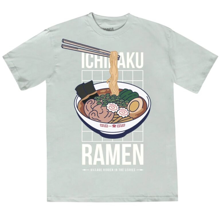 Playera Máscara De Látex Naruto Ramen Bowl Hombre