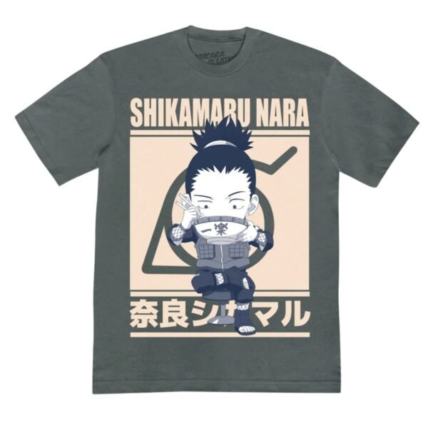 Playera Máscara De Látex Naruto Shikamaru Nara Hombre