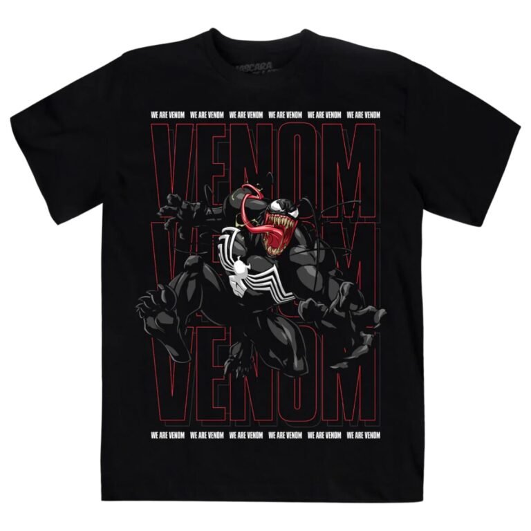 Playera Máscara De Látex Marvel We Are Venom Hombre