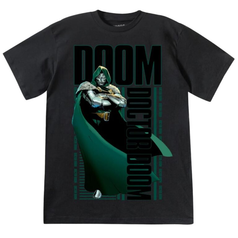 Playera Máscara De Látex Marvel Doom Hombre