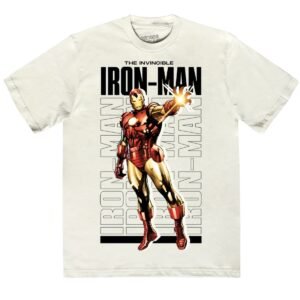 Playera Máscara De Látex Marvel Iron-man Hombre