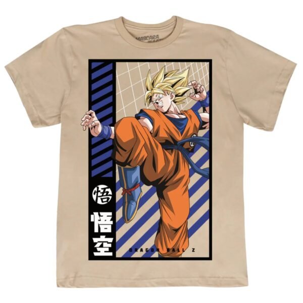 Playera Máscara De Látex Dragon Ball Kakarot Ssj Hombre