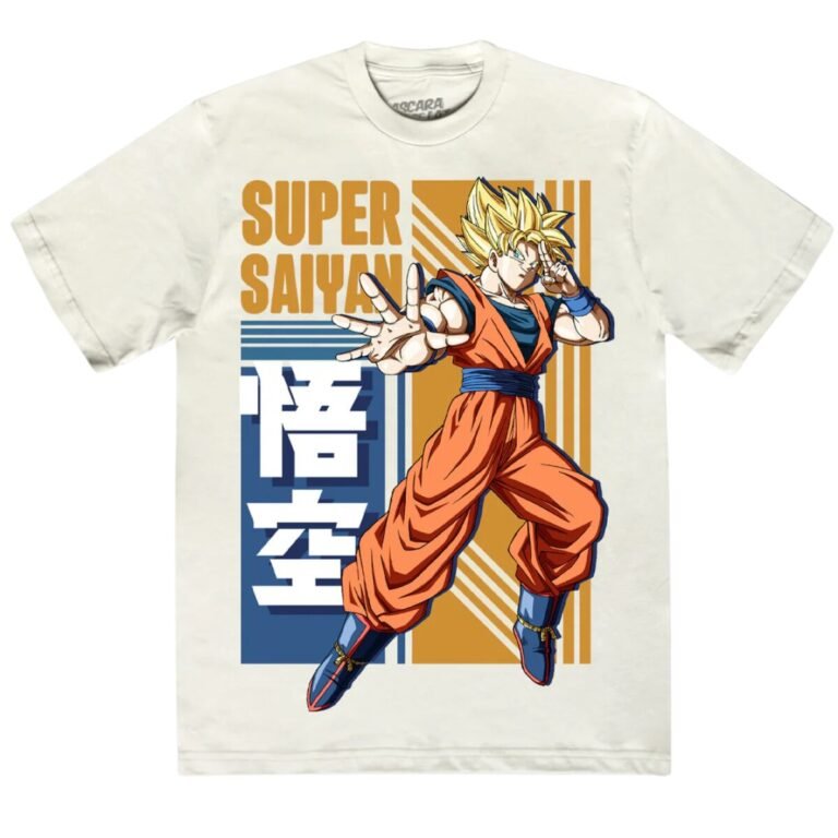 Playera Máscara De Látex Dragon Ball Ssj Hombre