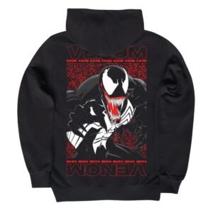 Hoodie Máscara De Látex Venom Hombre