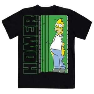 Playera Máscara De Látex Los Simpson Homer Hombre