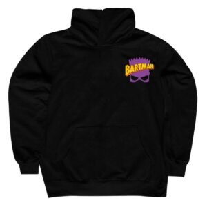 Hoodie Máscara De Látex Los Simpson Bartman Hombre