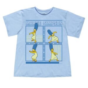 Playera Máscara De Látex Los Simpson Marge Simpson Mujer