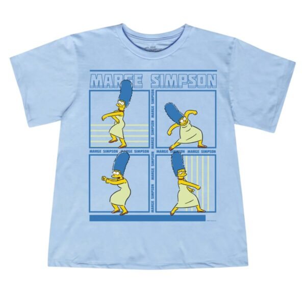 Playera Máscara De Látex Los Simpson Marge Simpson Mujer