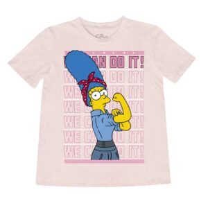 Playera Máscara De Látex Los Simpson We Can Do It! Mujer