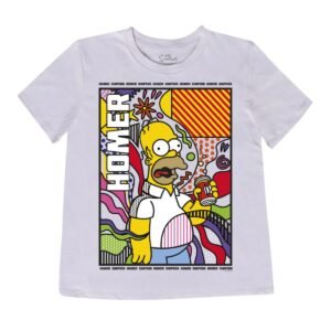 Playera Máscara De Látex Los Simpson Homer Simpson Mujer