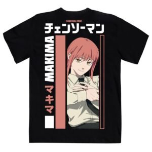 Playera Máscara De Latex Chainsaw Man Makima Hombre