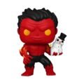 Funko Pop Marvel: Holiday - Red Hulk Con Muñeco De Nieve