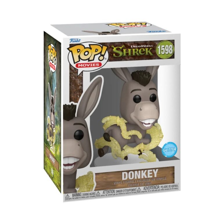 Funko Pop Movies: Shrek Dreamworks 30 Aniversario – Burro Glitter