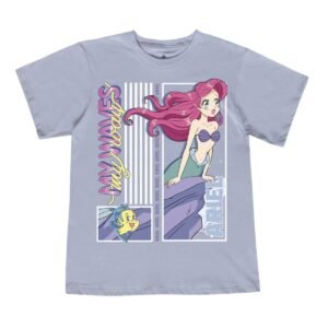 Playera Máscara De Látex Disney Ariel & Flounder Mujer