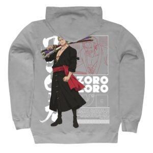 Hoodie Máscara De Látex One Piece Zoro Hombre