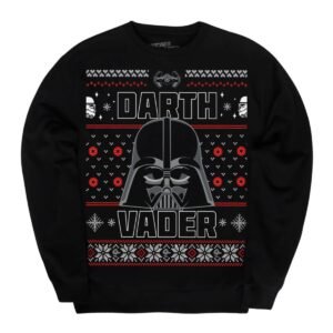 Pullover Máscara De Látex Star Wars Darth Vader Ugly Hombre