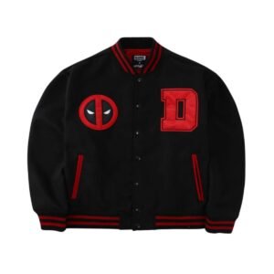 Varsity Jacket Máscara De Látex Marvel Deadpool Hombre