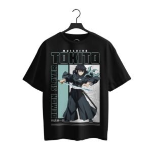 Playera Máscara De Látex Demon Slayer Muichiro Tokito Hombre