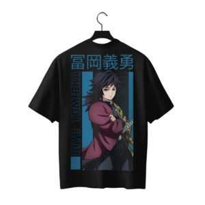 Playera Máscara De Látex Demon Slayer GIYU TOMIOKA Hombre