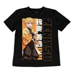 Playera Máscara De Látex Demon Slayer Zenitsu Agatsuma Mujer