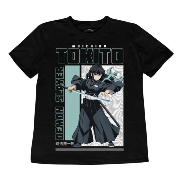 Playera Máscara De Látex Demon Slayer Muichiro Tokito Mujer