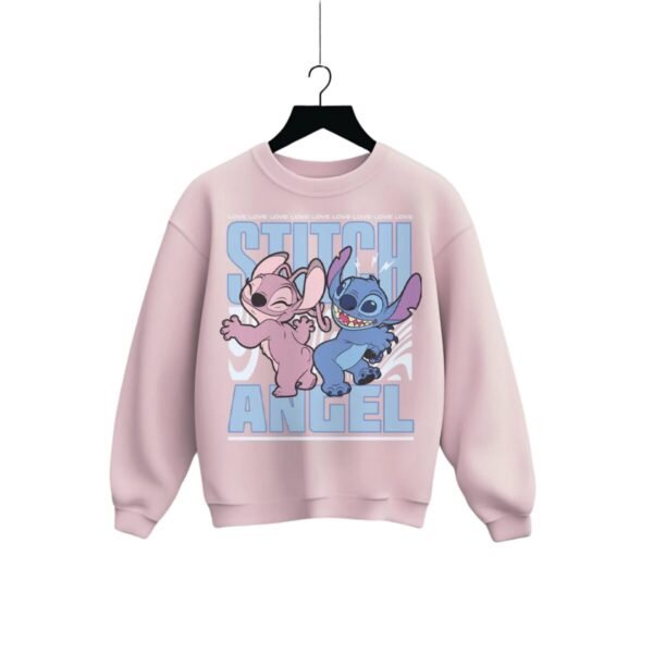 Pullover Máscara De Látex Disney Ángel Y Stitch Mujer