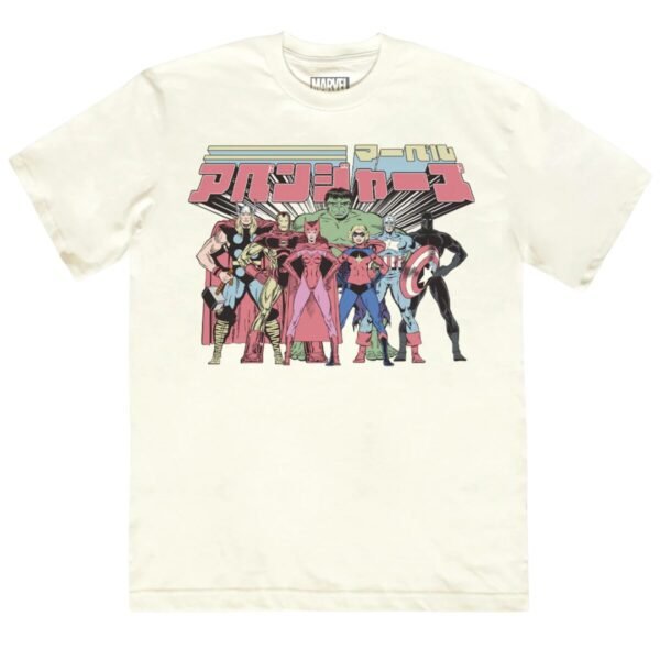 Playera Máscara De Látex Marvel The Avengers Hombre