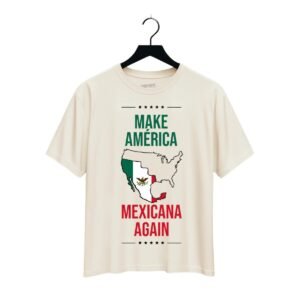 Playera Máscara De Látex Make América Mexicana Again Hombre