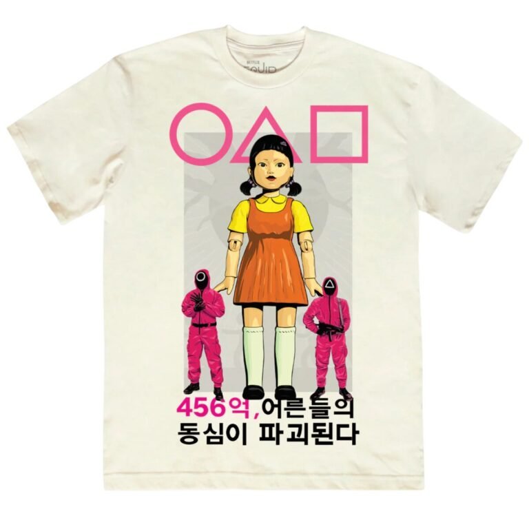 Playera Máscara De Látex Juego Del Calamar Young-hee Hombre