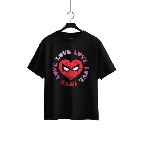 Playera Máscara De Látex Marvel Love Mujer