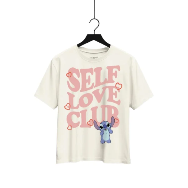 Playera Máscara De Látex Self Love Club Mujer