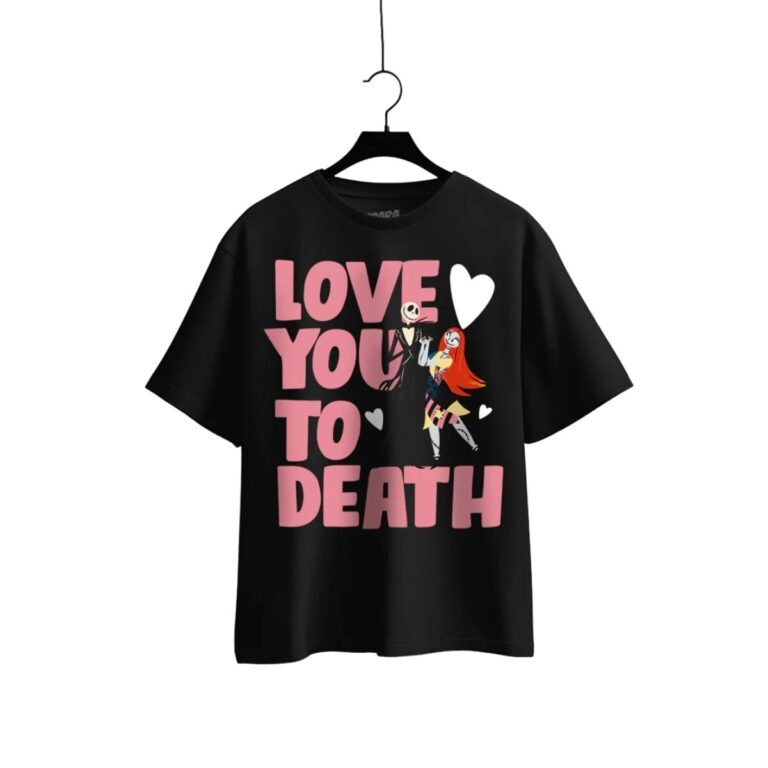 Playera Máscara De Látex Disney Love You To Death Mujer