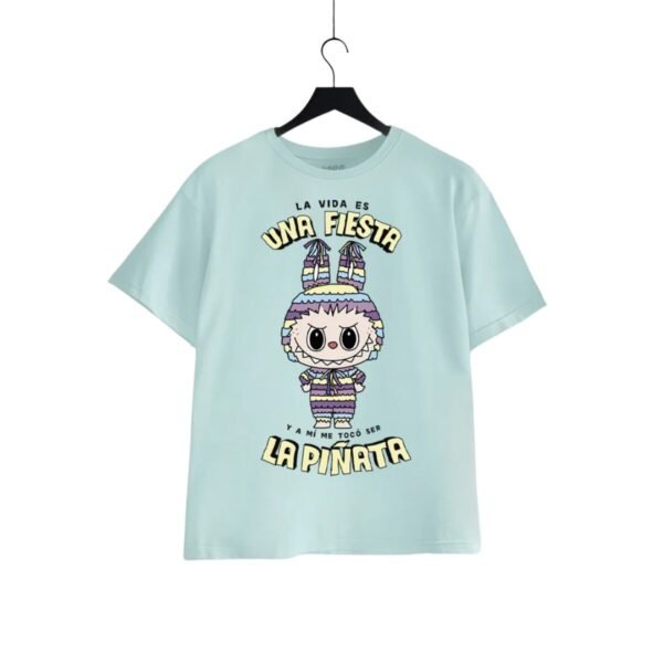 Playera Máscara De Látex La Vida Es Una Fiesta Mujer