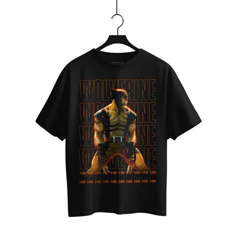 Playera Máscara De Látex Wolverine Hombre
