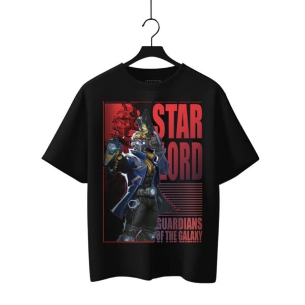 Playera Máscara De Látex Star Lord Hombre