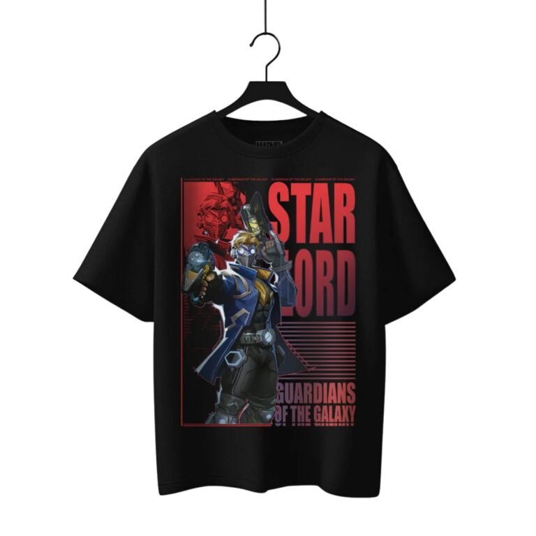 Playera Máscara De Látex Star Lord Hombre