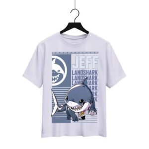 Playera Máscara De Látex Jeff The Land Shark Hombre