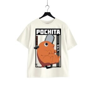 Playera Máscara De Látex Pochita Mujer