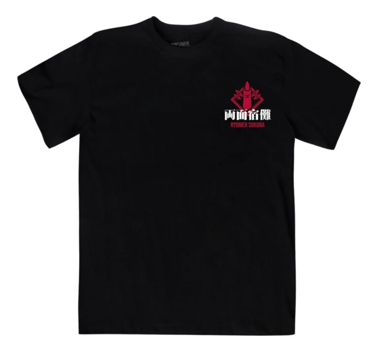Playera Máscara De Látex Ryomen Sukuna Hombre