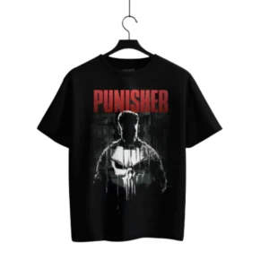 Playera Mascara De Latex Punisher Hombre