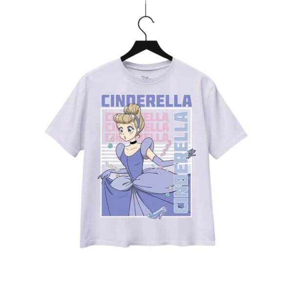 Playera Máscara De Látex Cinderella Mujer