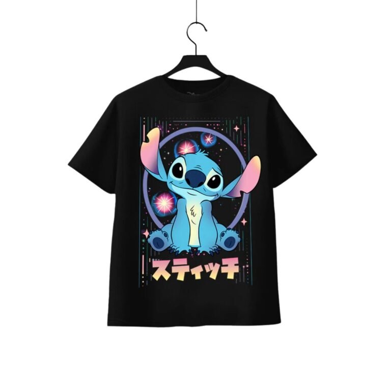 Playera Máscara De Látex Stitch Mujer