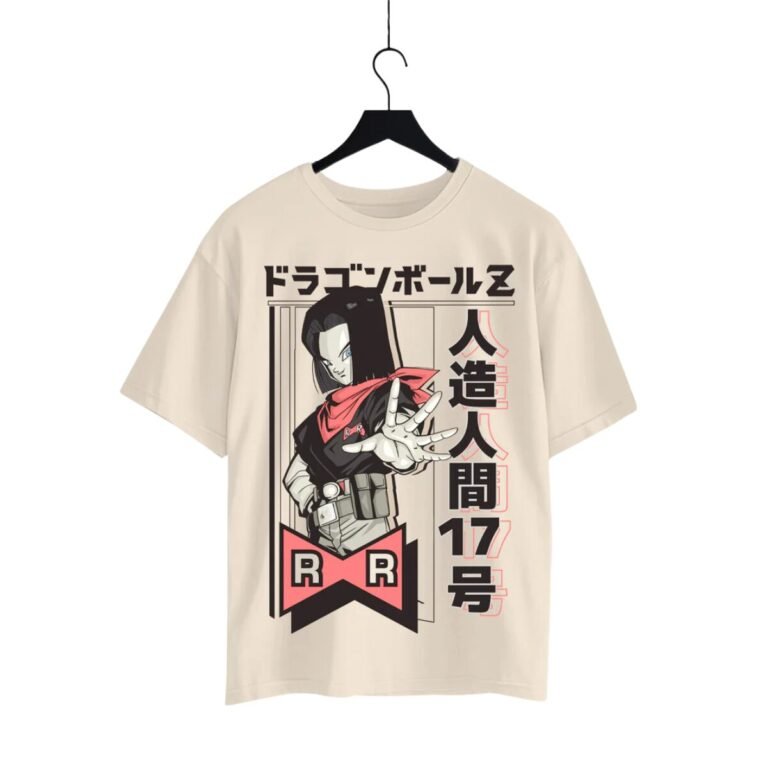 Playera Mascara De Latex Androide Número 17 Hombre