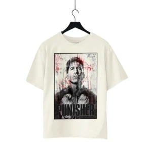 Playera Mascara De Latex Frank Castle Hombre