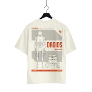 Playera Máscara De Látex Star Wars Droids Hombre