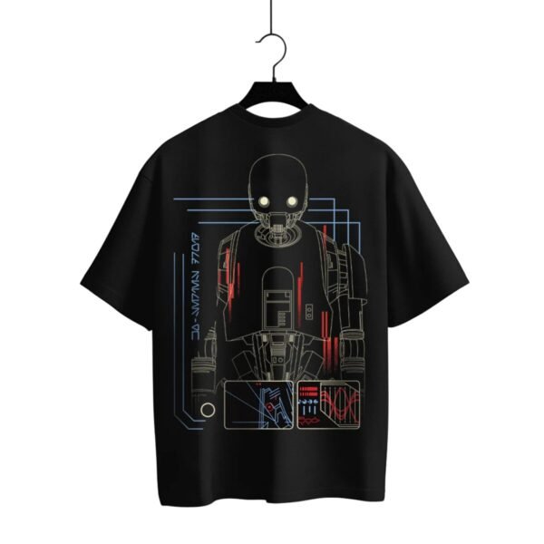 Playera Mascara De Latex Star Wars K-2SO Hombre